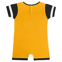 Newborn & Infant Fanatics Gold Pittsburgh Pirates Fast Pitch Romper