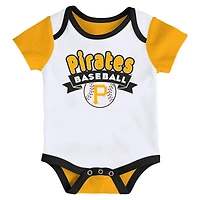 Ensemble de deux bodies pour nouveau-né des Pirates Pittsburgh Triple Hit