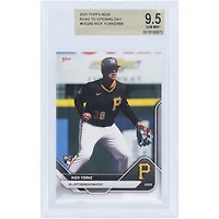 Carte recrue Nick Yorke des Pirates de Pittsburgh 2025 Topps Now Road to Opening Day #OD-240, authentifiée BGS 9.5