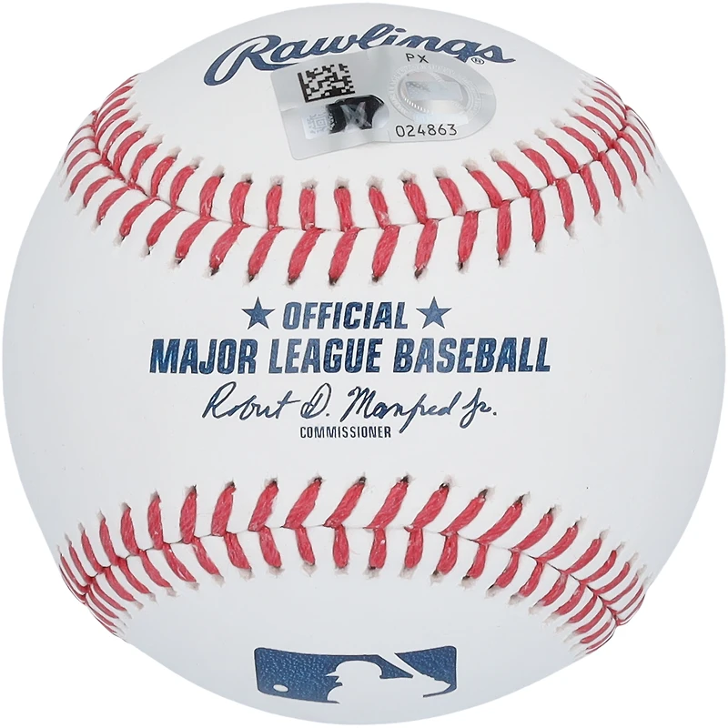 Baseball autographié par Oneil Cruz des Pirates de Pittsburgh avec l'inscription « MLB Debut 10-2-21 »