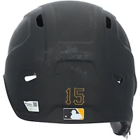Casque de frappeur noir dédicacé Oneil Cruz des Pirates de Pittsburgh (n° 15) lors du match contre les Astros de Houston le 4 juin 2025