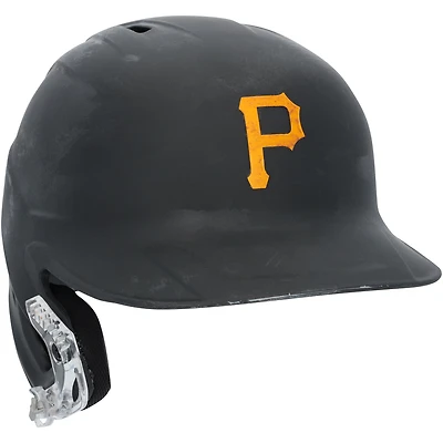 Casque de frappeur noir dédicacé Oneil Cruz des Pirates de Pittsburgh (n° 15) lors du match contre les Astros de Houston le 4 juin 2025