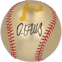 Casquette de baseball avec logo doré autographié des Pirates de Pittsburgh de Oneil Cruz