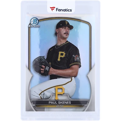 Carte Paul Skenes Pittsburgh Pirates 2023 Bowman Chrome Variation Refractor #BDC-14