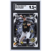Paul Skenes Pittsburgh Pirates 2025 Topps Chrome Black Depth of Darkness Case Hit #DOD-18 SGC Authenticated 9.5 Card