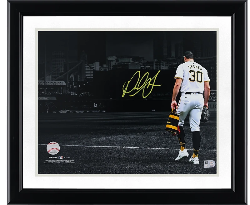 Paul Skenes Pittsburgh Pirates Autographed 11" x 14" Walkout Spotlight Photograph