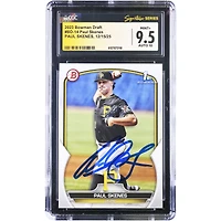 Carte autographiée de Paul Skenes (Pittsburgh Pirates), série 2023 Topps Bowman Draft 1st Bowman #BD-14, authentifiée CGC 9,5/10.