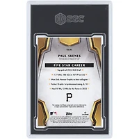 Carte de recrue autographiée de Paul Skenes (Pittsburgh Pirates) Topps Five Star 2024 #FSA-PS authentifiée SGC, note 8,5