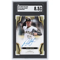 Paul Skenes Pittsburgh Pirates Autographed 2024 Topps Five Star #FSA-PS SGC Authenticated 8.5 Rookie Card
