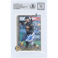 Paul Skenes Pittsburgh Pirates Autographed 2025 Topps Series One Companion Cards #CC-21 Beckett Fanatics Witnessed Authenticated 10 Card