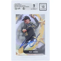 Paul Skenes Pittsburgh Pirates Autographed 2025 Topps Stars of the MLB #SMLB-27 Beckett Fanatics Witnessed Authenticated 9/10 Card