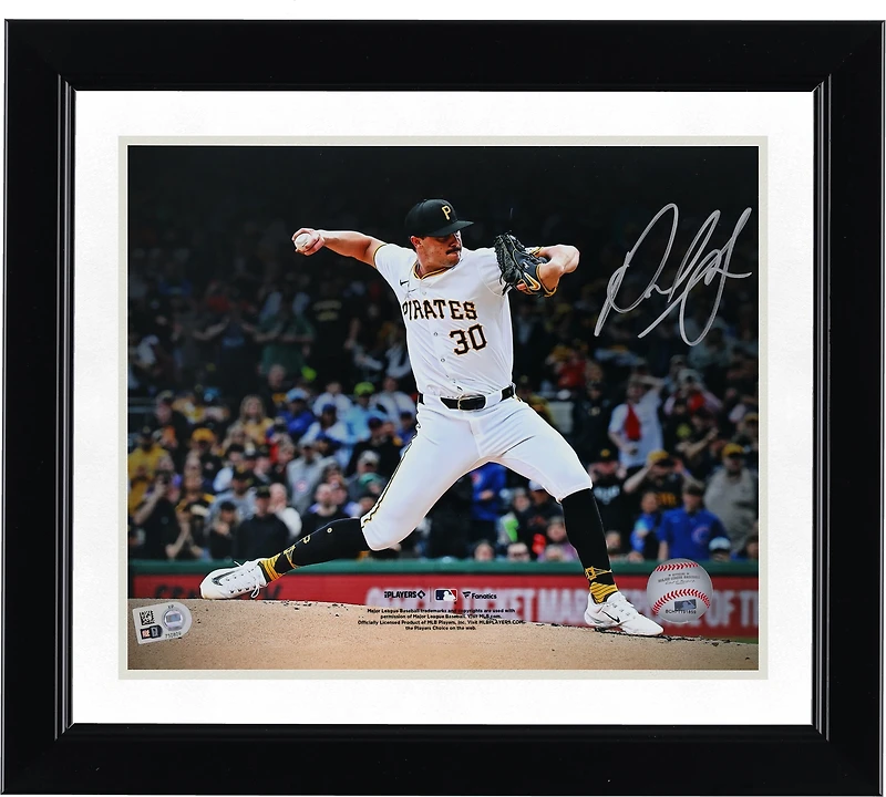 Paul Skenes Pittsburgh Pirates Autographed 8" x 10" MLB Debut Pitching Photograph