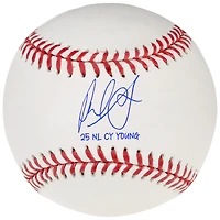 Balle de baseball autographiée par Paul Skenes des Pirates de Pittsburgh avec inscription « 25 NL Cy Young »