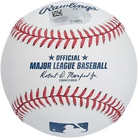 Baseball autographié par Paul Skenes des Pirates de Pittsburgh avec l'inscription « Gas Station »