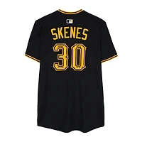 Paul Skenes Pittsburgh Pirates Autographed Black Nike Elite Jersey with Multiple Inscriptions - Limited Edition of 10