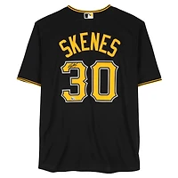 Paul Skenes Pittsburgh Pirates Autographed Black Nike Replica Jersey