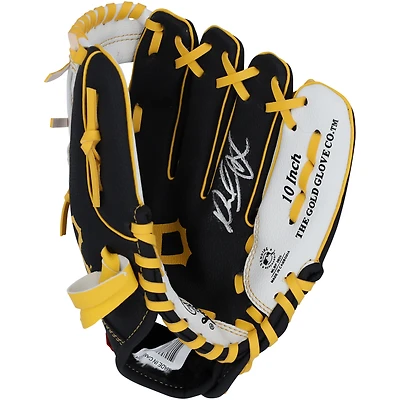 Gant de collection Rawlings 10" autographié par Paul Skenes, des Pirates de Pittsburgh, avec logo de l'équipe