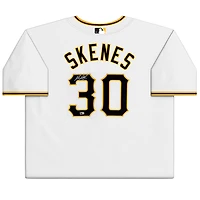 Maillot authentique Nike blanc autographié de Paul Skenes, Pirates de Pittsburgh