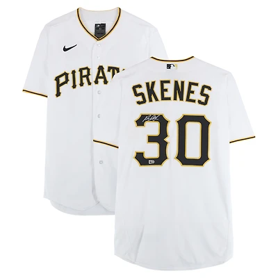 V106832 Pirate Paul Skenes Pittsburgh Pirates Autographié Blanc Nike Authentique Jersey Paul Skenes AUT BB JERSEY 45890 AUTJERBSB JRSYSK0040 # 7