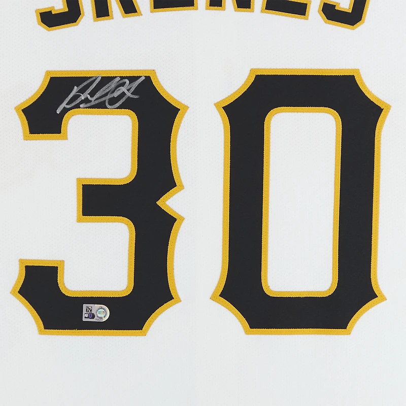 V106832 Pirate Paul Skenes Pittsburgh Pirates Dédicacé Blanc Nike Elite Jersey Paul Skenes AUT BB JERSEY 45890 AUTJERBSB JRSYSK0039 # 6