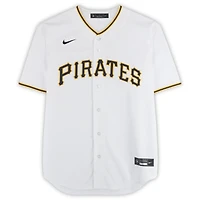 Paul Skenes Pittsburgh Pirates Autographed White Nike Limited Jersey with "Raise It" Inscription 
