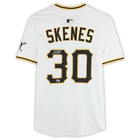 Maillot blanc Nike Limited autographié par Paul Skenes des Pirates de Pittsburgh