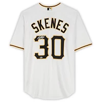 Maillot réplique blanc Nike autographié de Paul Skenes, Pirates de Pittsburgh