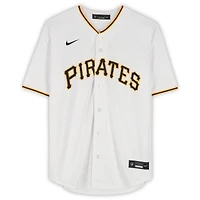 Maillot réplique blanc Nike autographié de Paul Skenes, Pirates de Pittsburgh