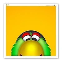 Pittsburgh Pirates 12" x 12" Pirate Parrot Poster Print