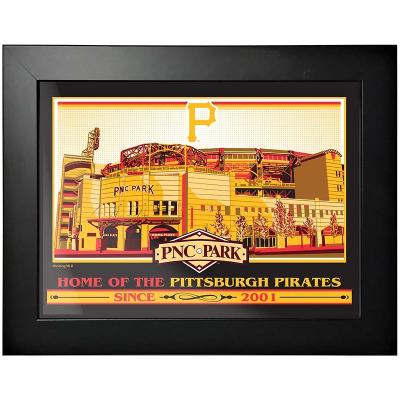 Pirates de Pittsburgh - 12'' x 16'' Wins Collection Photo encadrée