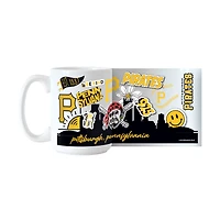 Pirates de Pittsburgh 15 oz. Tasse en céramique indigène