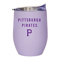 Pirates de Pittsburgh 16oz. Gobelet incurvé doux au toucher lavande