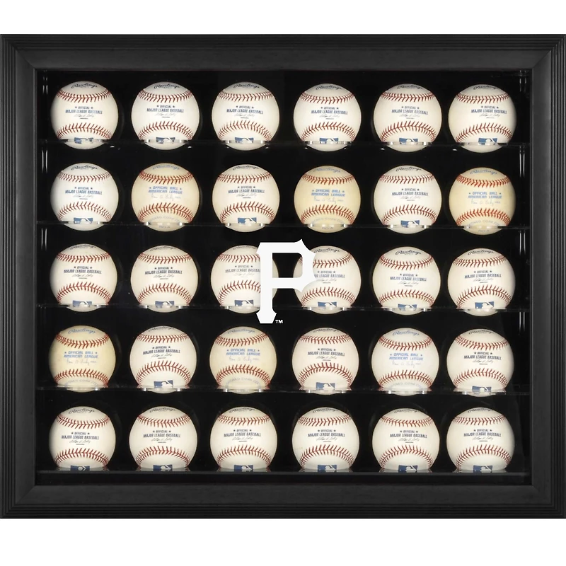 Pittsburgh Pirates (2014 - Présent) Vitrine 30-Ball avec logo noir