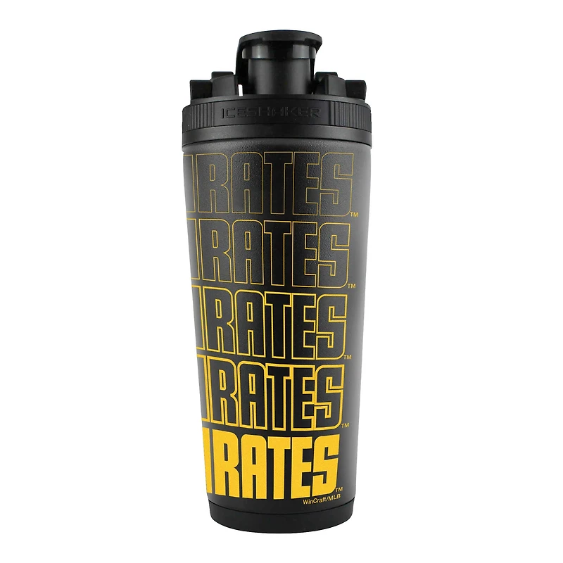Pittsburgh Pirates 26oz. 4D Stainless Steel Shaker Bottle