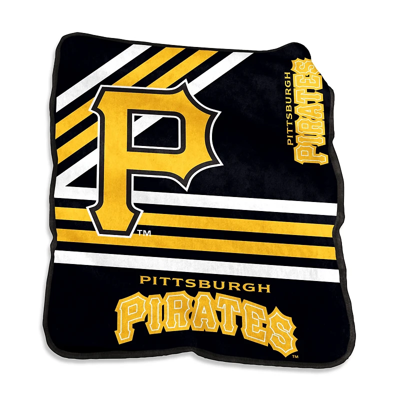 Couverture Raschel en peluche des Pirates de Pittsburgh, 50 po x 60 po