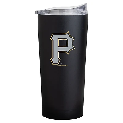Feuille noire des Pirates de Pittsburgh 20oz. Gobelet à revêtement en poudre