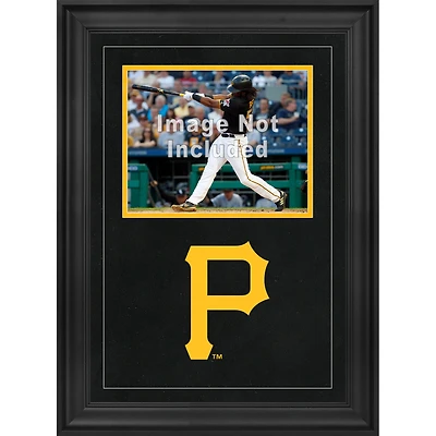 Cadre photo horizontal encadré de luxe des Pirates de Pittsburgh avec logo de l'équipe de 8 po x 10 po