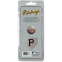 Porte-clés en terre des Pirates de Pittsburgh - Rempli de terre utilisée lors d'un match à domicile