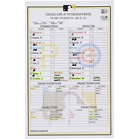 Carte de composition des équipes des Pirates de Pittsburgh contre les Cubs de Chicago le juin 2023