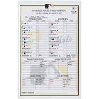 Carte de composition des équipes des Pirates de Pittsburgh contre les Mets de New York le août 2023