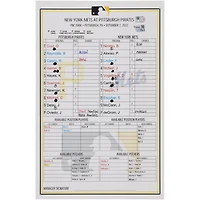 Carte de composition des équipes des Pirates de Pittsburgh contre les Mets de New York le 7 septembre 2022 - Deuxième match du programme double