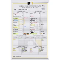 Carte de composition des équipes des Pirates de Pittsburgh contre les Padres de San Diego le 29 juin 2023