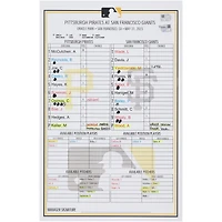 Carte de composition des équipes des Pirates de Pittsburgh contre les Giants de San Francisco le 31 mai 2023