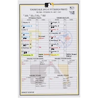 Carte de composition des équipes des Pirates de Pittsburgh contre les Blue Jays de Toronto le 7 mai 2023