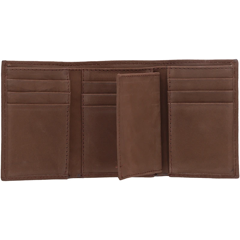 Pittsburgh Pirates Leather Trifold Wallet with Concho