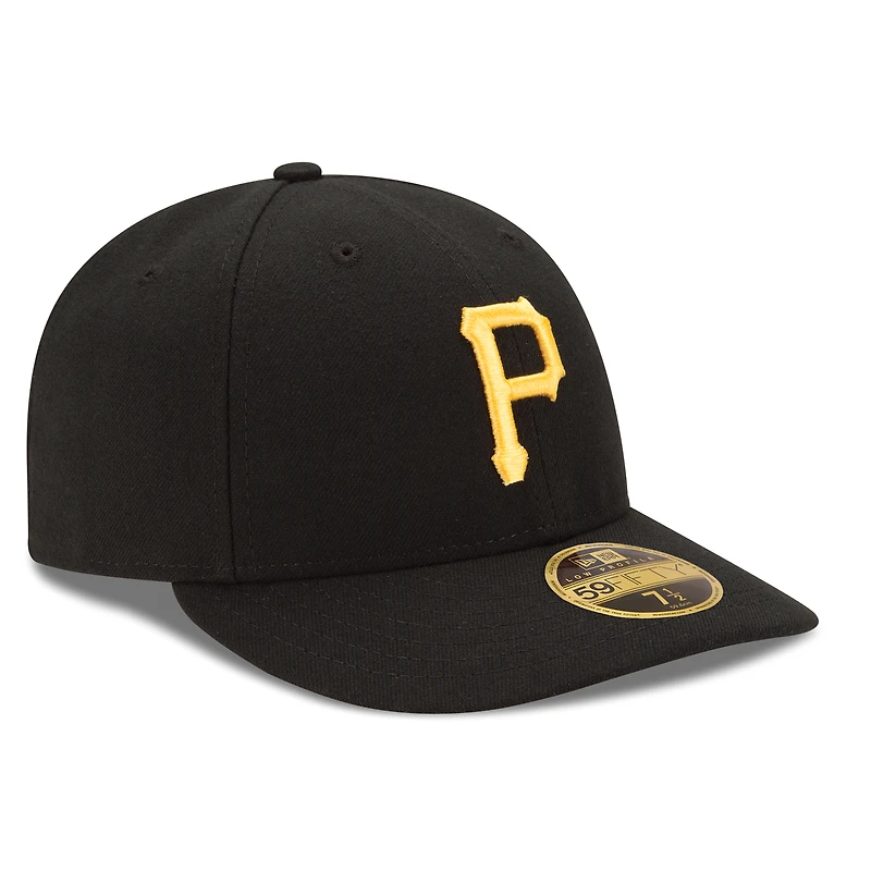 Pittsburgh Pirates New Era Home Authentic Collection On-Field Low Profile 59FIFTY - Chapeau ajusté Noir