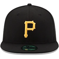 Pittsburgh Pirates New Era Youth Game Authentic Collection On-Field 59FIFTY - Fitted Hat Black