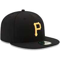 Pittsburgh Pirates New Era Youth Game Authentic Collection On-Field 59FIFTY - Fitted Hat Black