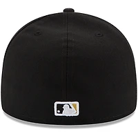 Pittsburgh Pirates New Era Youth Game Authentic Collection On-Field 59FIFTY - Fitted Hat Black