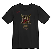 T-shirt Nike noir Pittsburgh Pirates 2026 City Connect pour enfants d'âge préscolaire